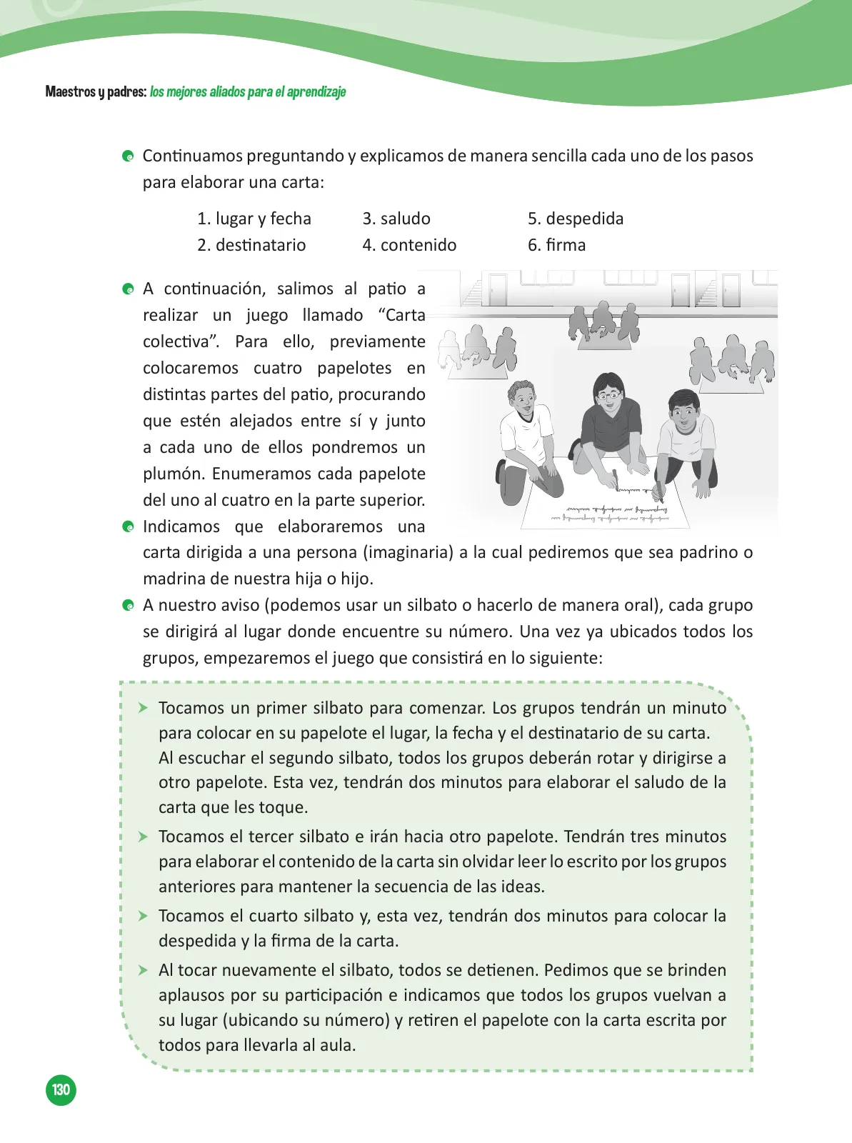 Miniatura página 132 de Guía para el trabajo docente con las familias del ciclo V de Primaria · 2016