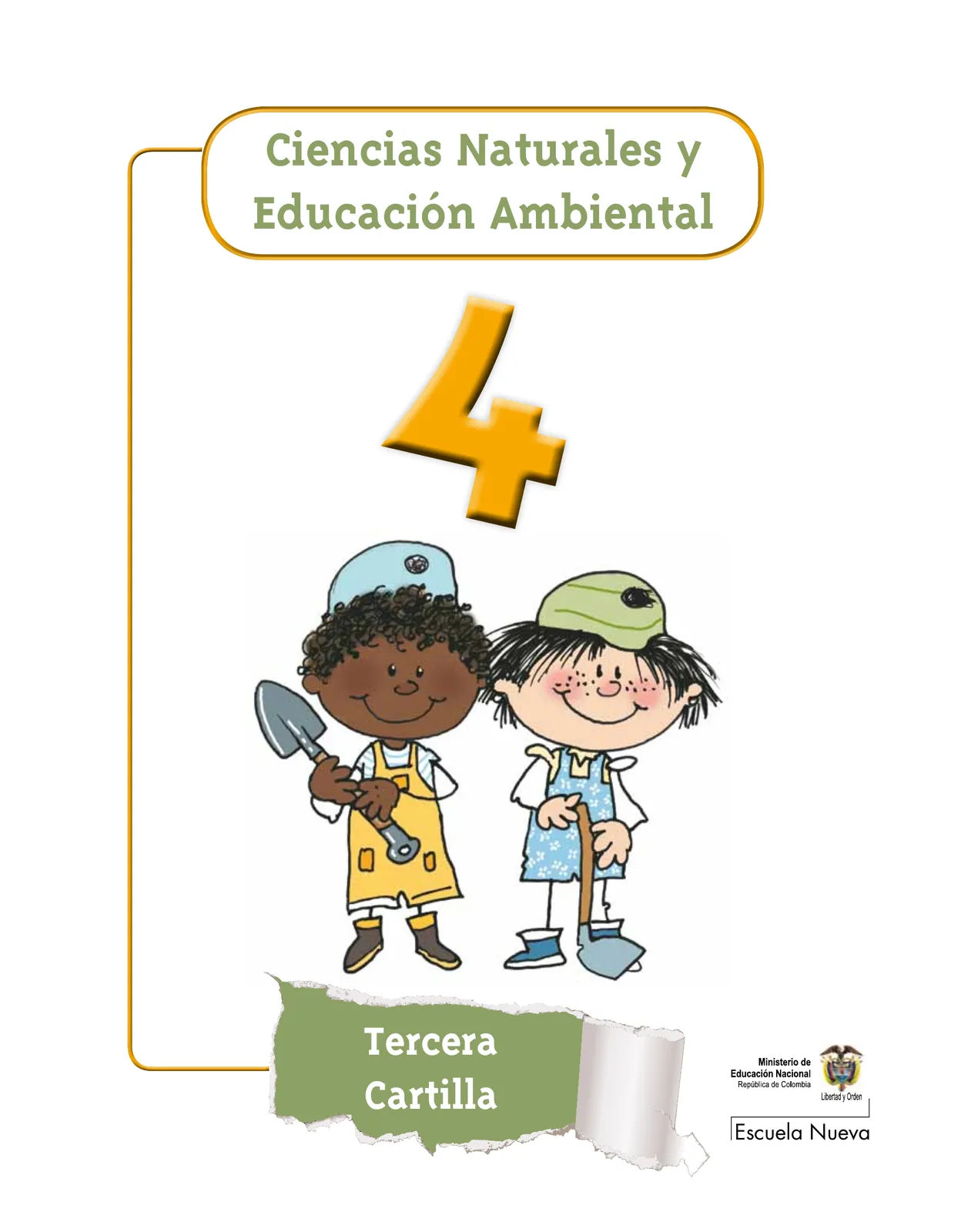Portada de Ciencias Naturales 4° · Cartilla 03