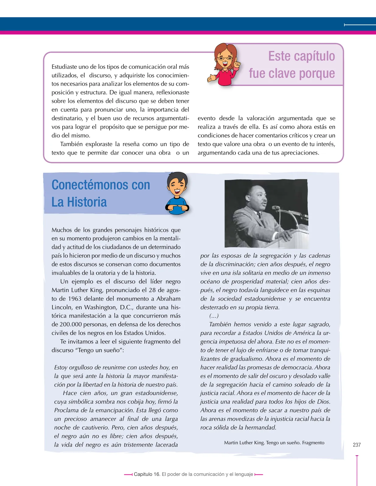 Página 237 de Lenguaje 9° · Secundaria Activa