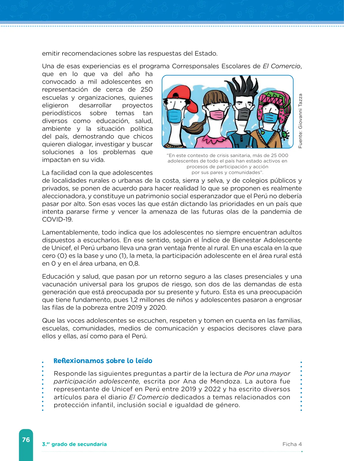 Página 78 de Fichas de aprendizaje de Comunicación 3 · 2024