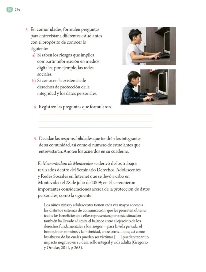 Página 237 de Proyectos Comunitarios. Libro de Educación Primaria Grado 5° Ciclo Escolar 2025 - 2026