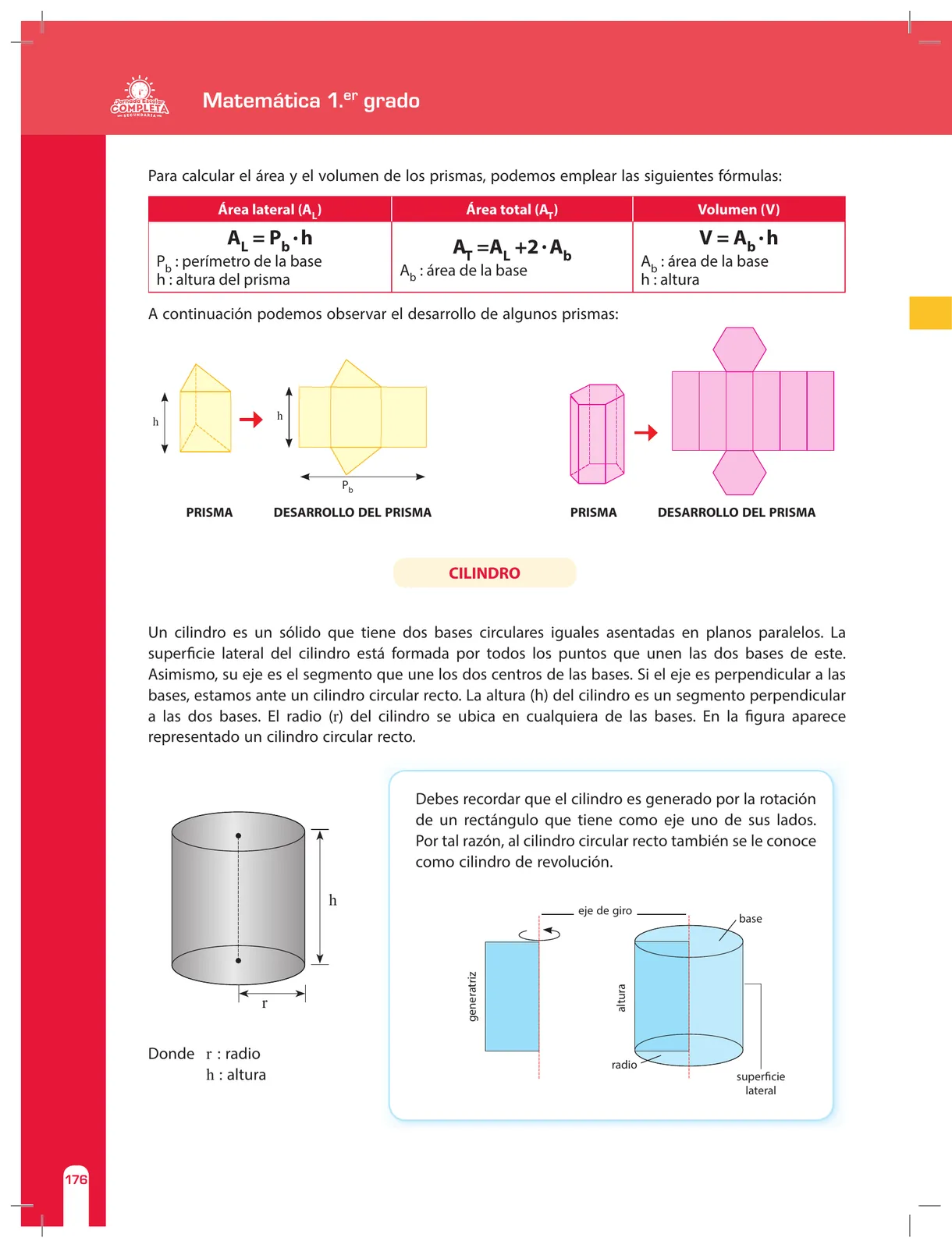 Miniatura página 176 de Matemática 1 : cuaderno de reforzamiento pedagógico - JEC · 2016