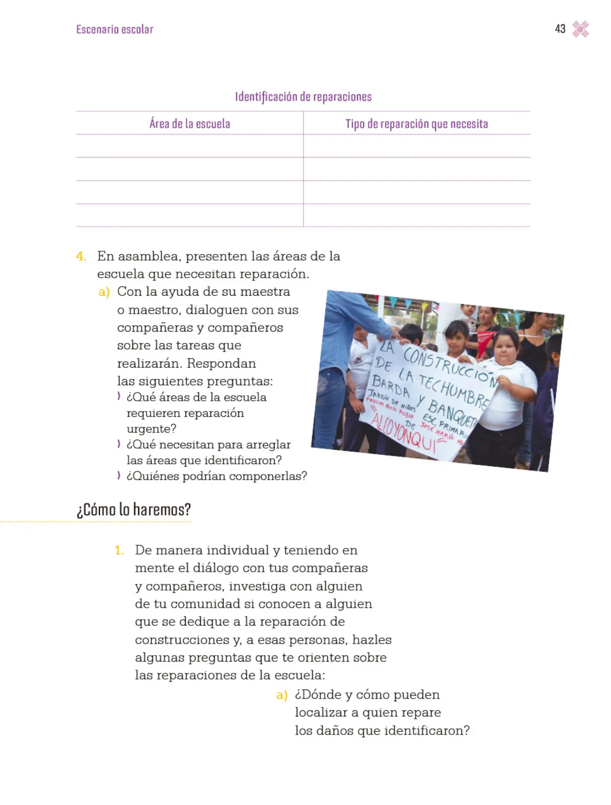 Página 46 de Proyectos Escolares. Libro de Educación Primaria Grado 3° Ciclo Escolar 2025 - 2026