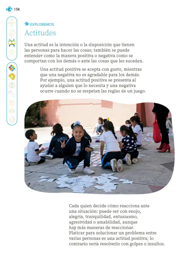 Página 195 de Nuestros saberes: Libro para alumnos, maestros y familia. Libro de Educación Primaria Grado 1° Ciclo Escolar 2025 - 2026