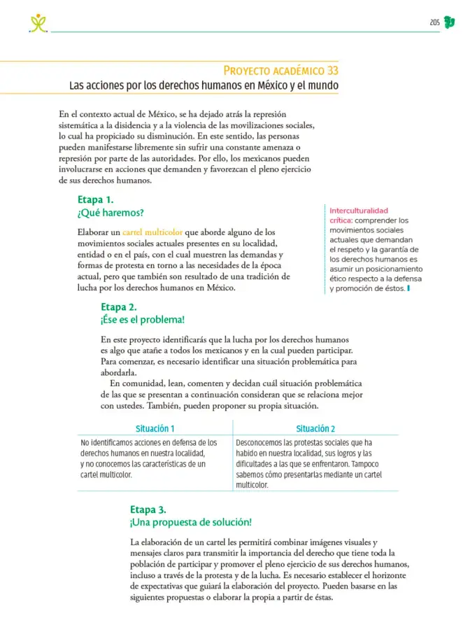 Página 206 de Colección Sk´asolil. Nuestro libro de Proyectos. Tomo III. Libro de Educación Telesecundaria Grado 2° Ciclo Escolar 2025 - 2026