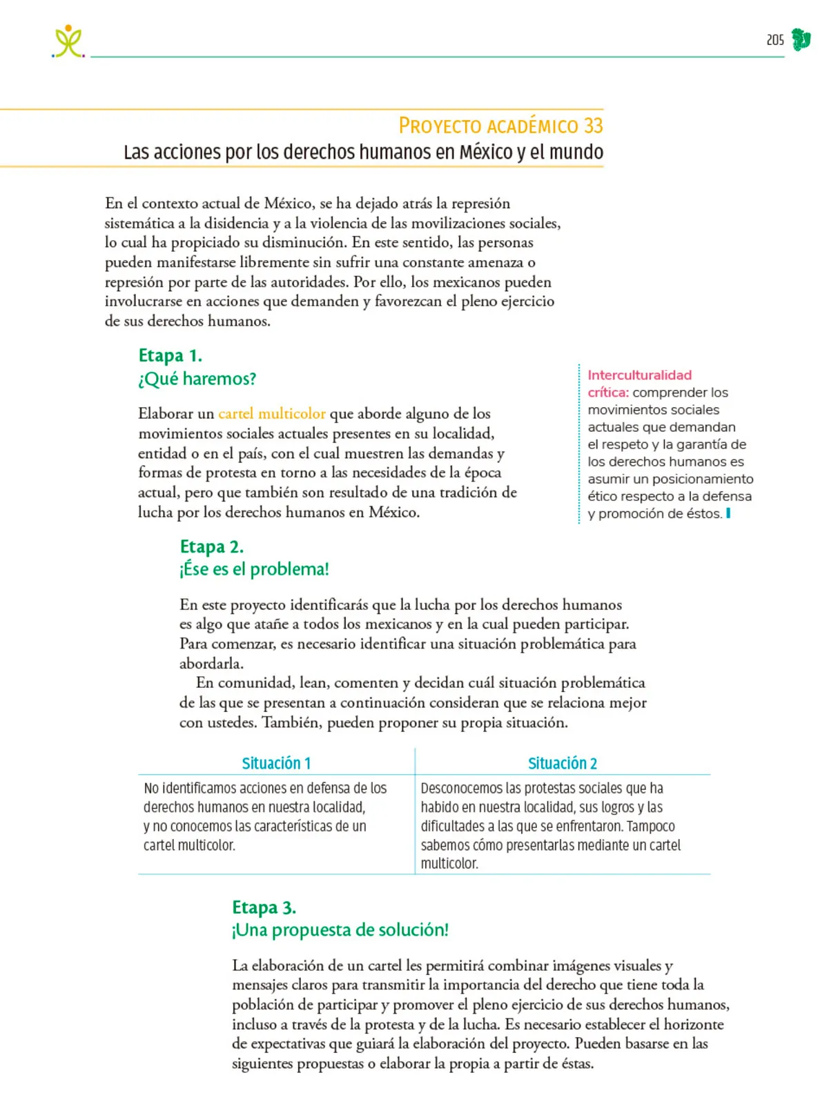 Miniatura página 206 de Colección Sk´asolil. Nuestro libro de Proyectos.  Tomo III.  Libro de Educación Telesecundaria Grado 2°  Ciclo Escolar 2025 - 2026