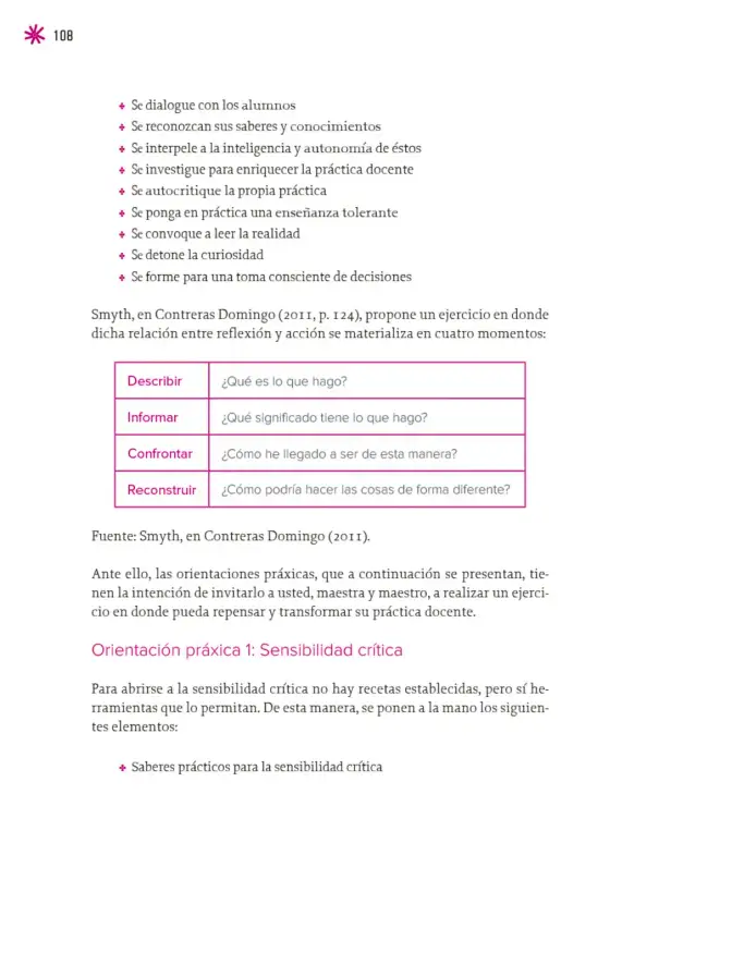 Página 109 de Un libro sin recetas para la maestra y el maestro. Fase 6. Libro de Educación Telesecundaria Grado 1°, 2°, 3° Ciclo Escolar 2025 - 2026