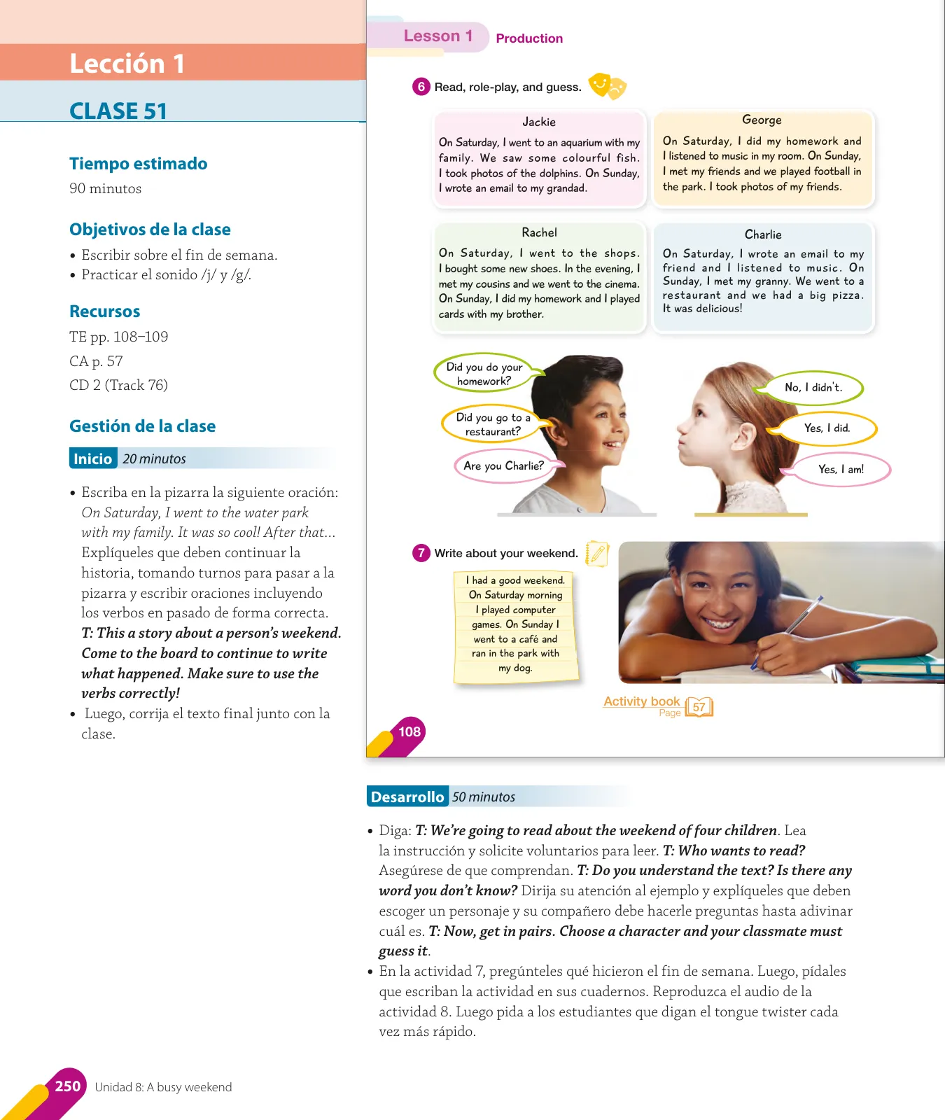 Página 114 de Inglés – Quinto Básico | Texto del Estudiante MINEDUC – Descargar PDF · 2024