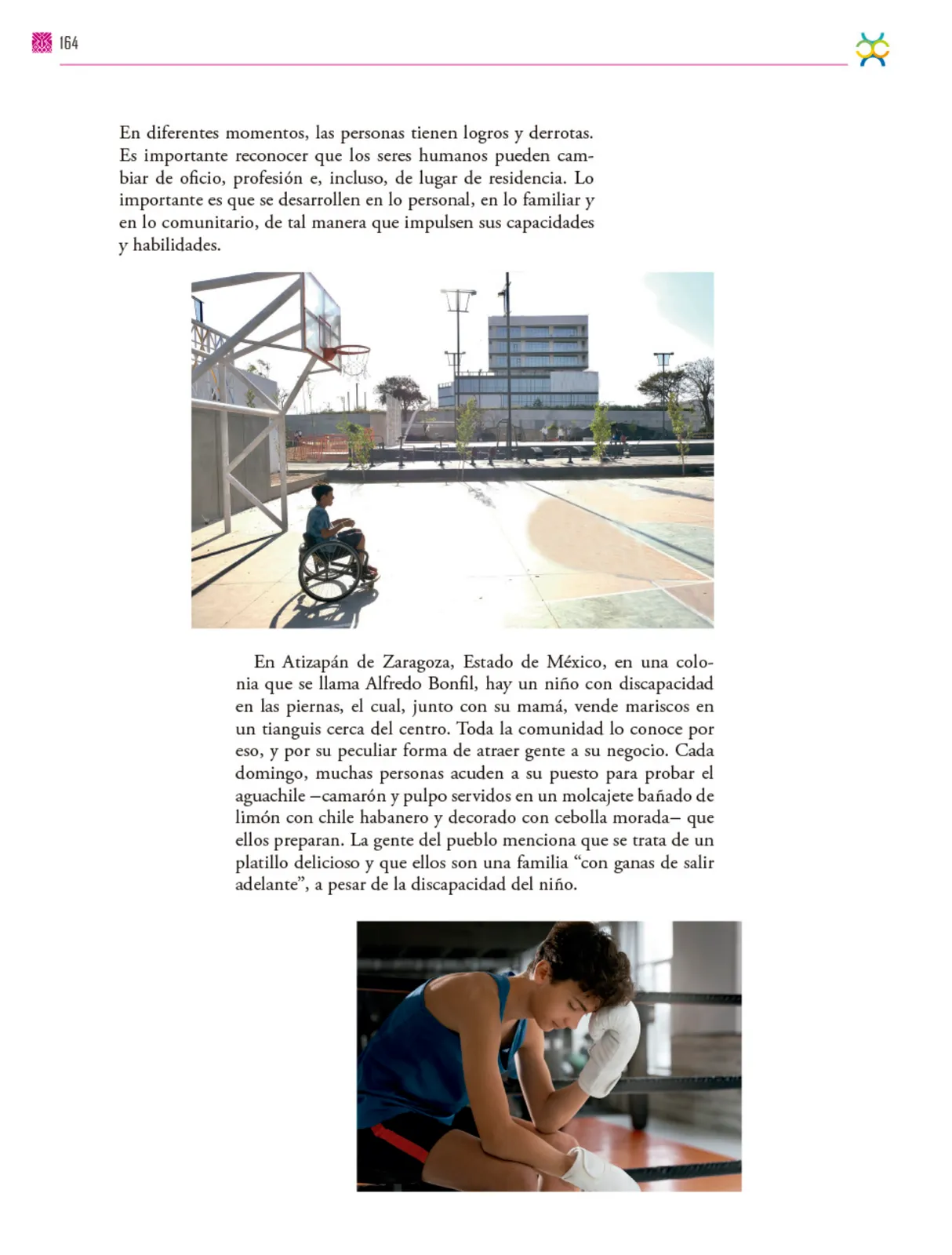 Página 165 de Colección Sk´asolil. De lo humano y lo comunitario.   Libro de Educación Secundaria Grado 2°  Ciclo Escolar 2025 - 2026