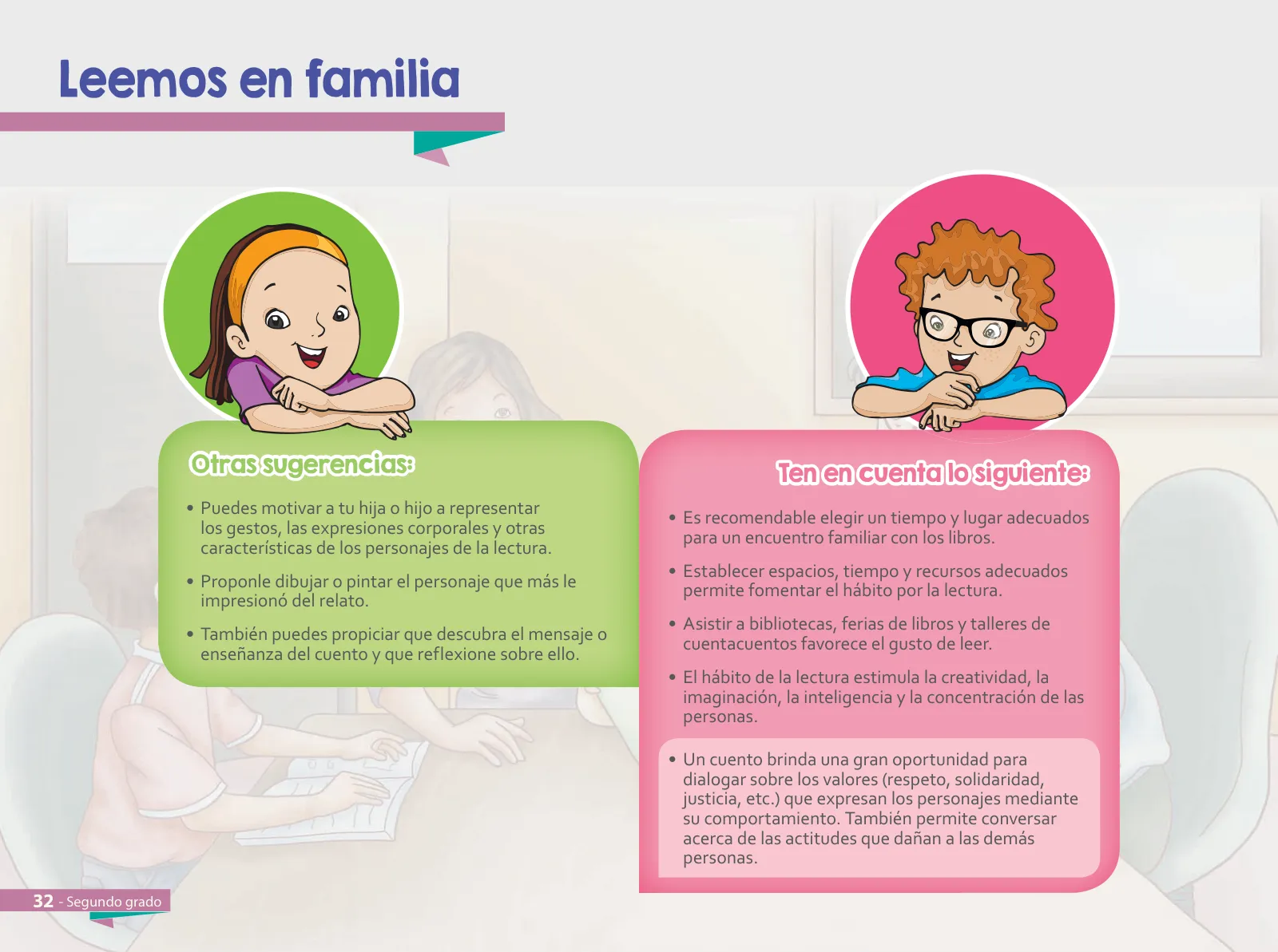 Página 34 de Aprendemos juntos en familia : guía dirigida a madres y padres. Segundo grado de Educación Primaria · 2019