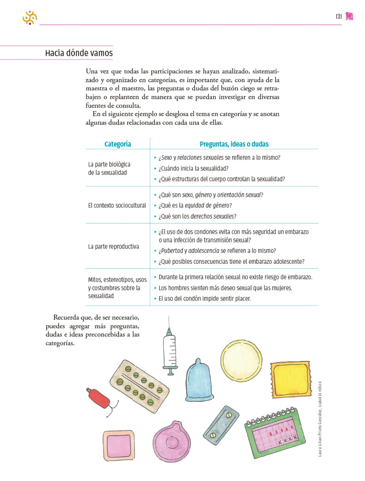 Miniatura página 132 de Colección Ximhai. Nuestro libro de proyectos.   Libro de Educación Secundaria Grado 1°  Ciclo Escolar 2025 - 2026