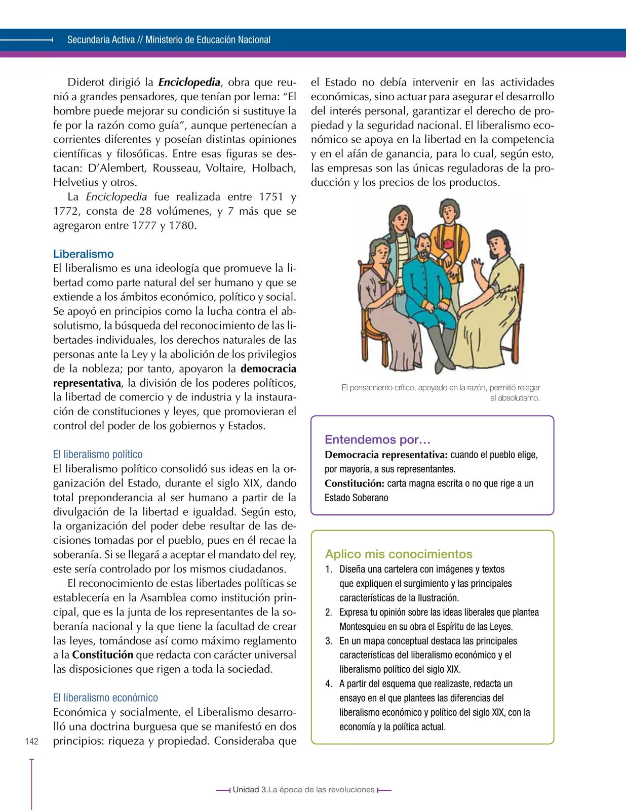 Página 142 de Ciencias Sociales 8° · Secundaria Activa