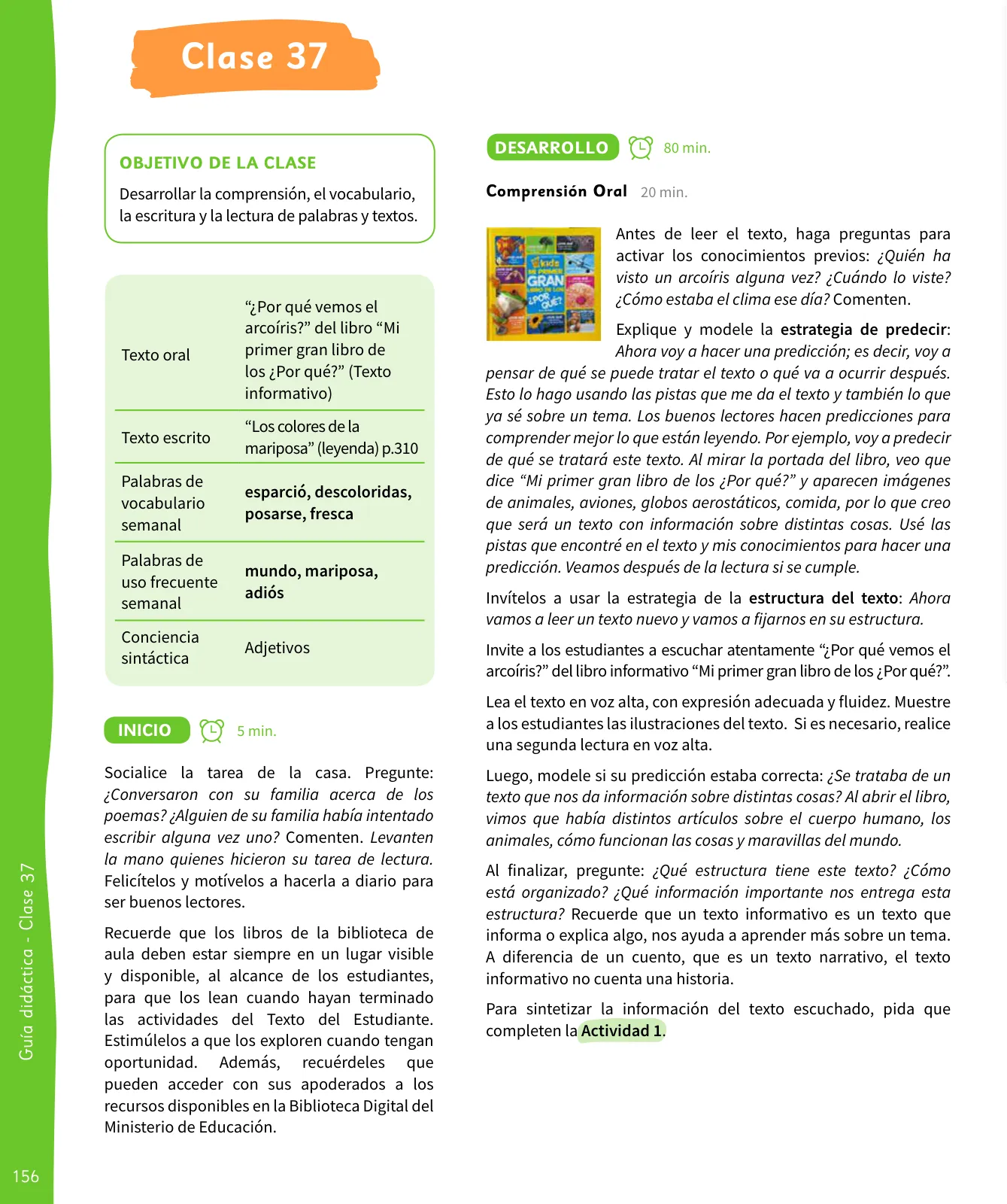 Página 157 de Lenguaje y Comunicación – Segundo Básico – Texto del Estudiante MINEDUC – Descargar PDF · 2024