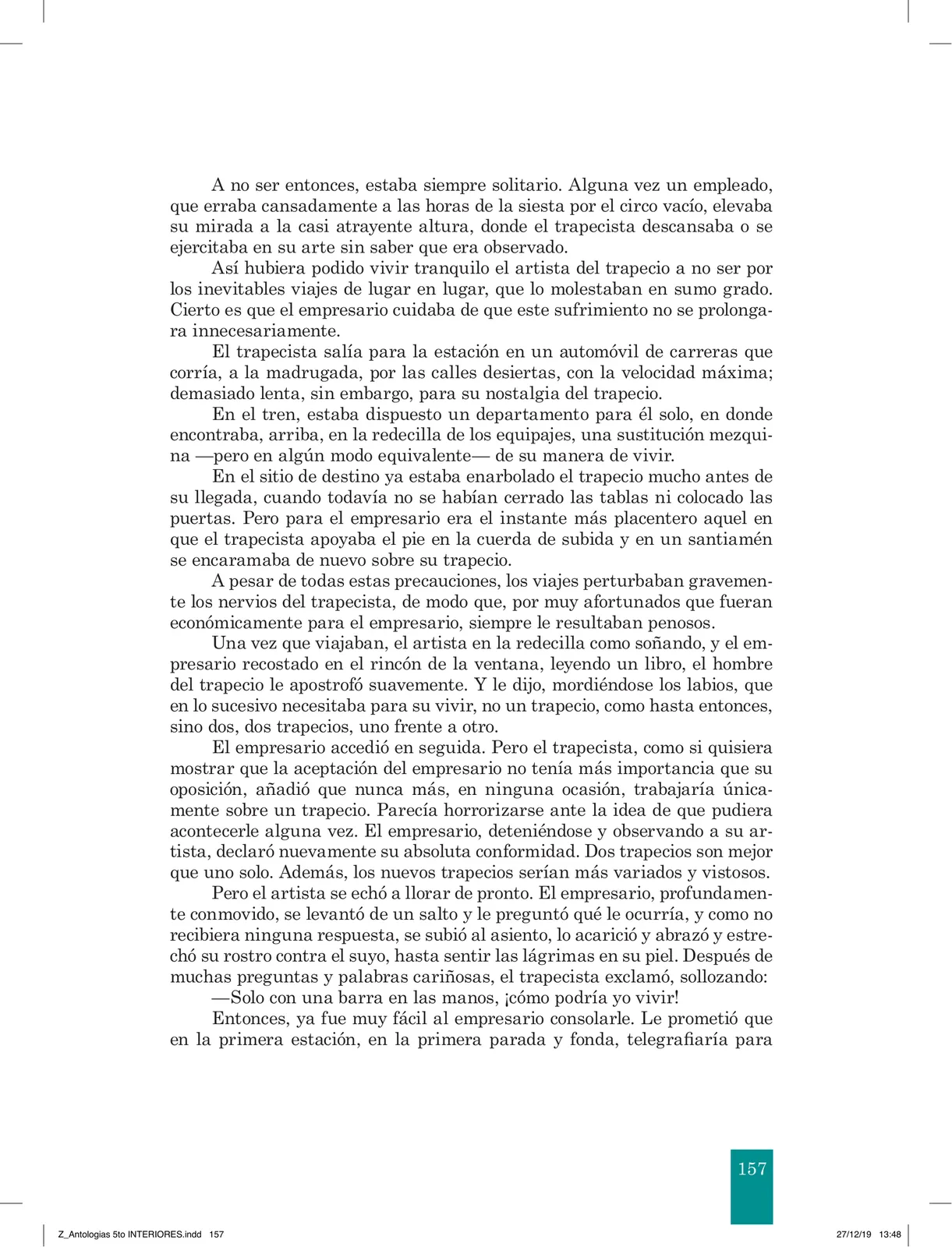 Miniatura página 159 de Antología literaria 5 · 2019