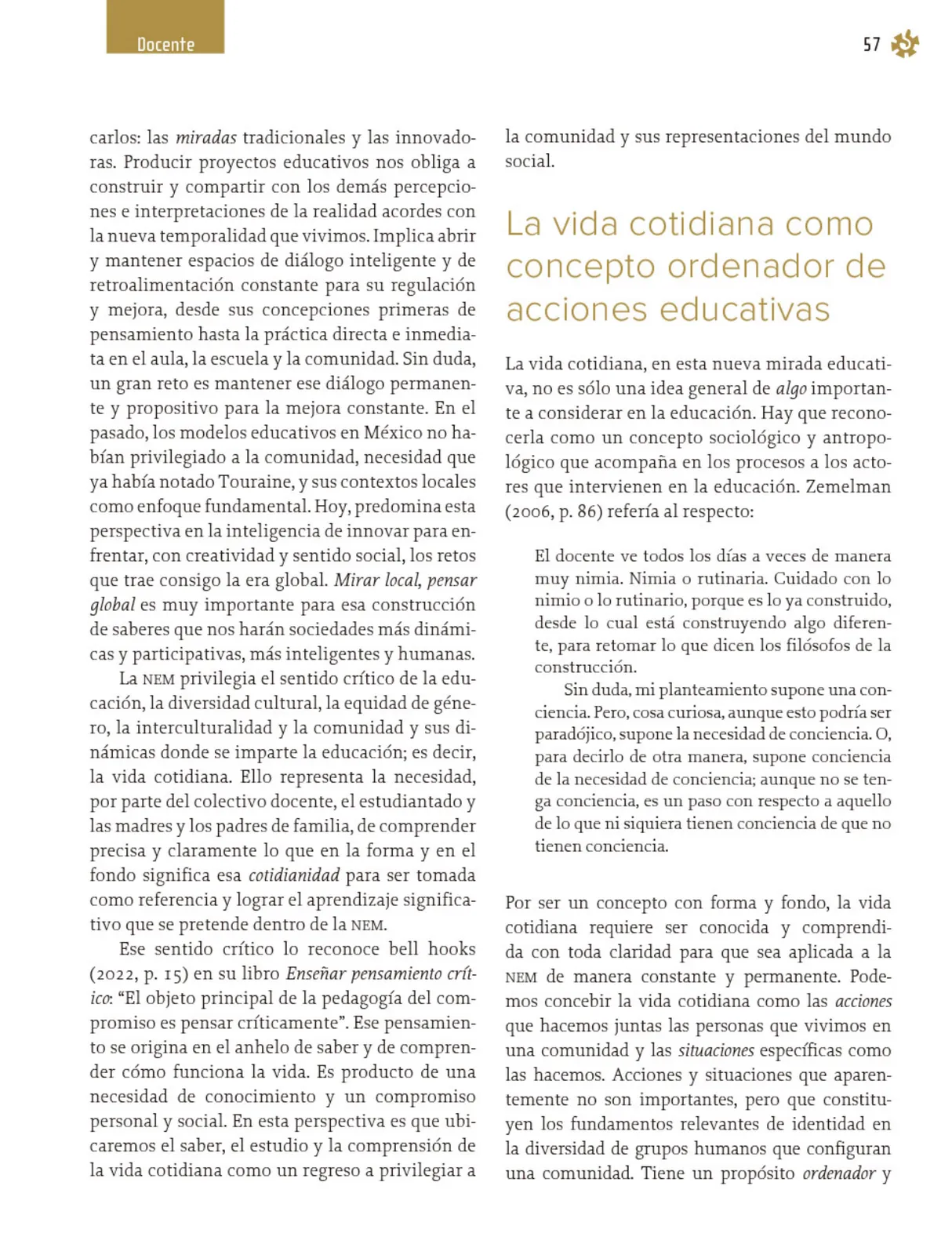 Miniatura página 58 de Un libro sin recetas, para la maestra y el maestro. Fase 4  Libro de Educación Primaria Grado 3°, 4°  Ciclo Escolar 2025 - 2026