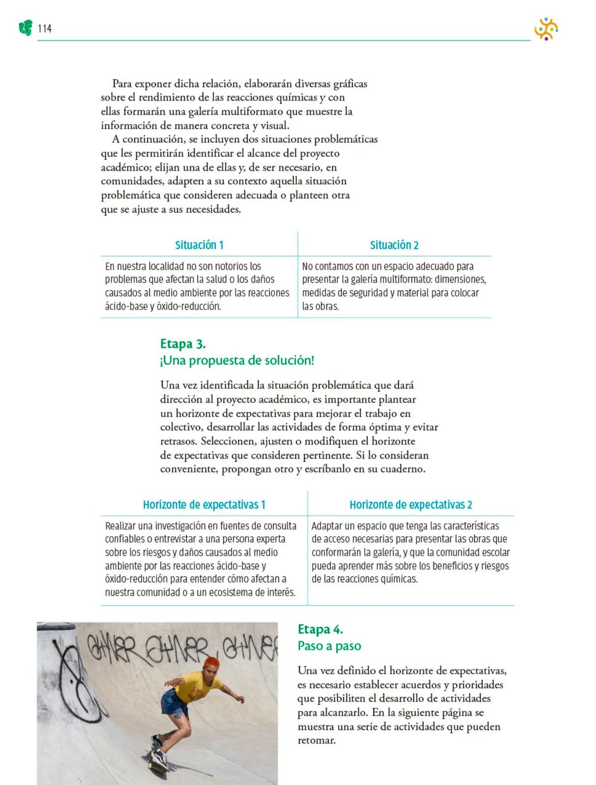 Página 115 de Colección Nanahuatzin. Nuestro libro de Proyectos. Tomo III. Libro de Educación Telesecundaria Grado 3° Ciclo Escolar 2025 - 2026
