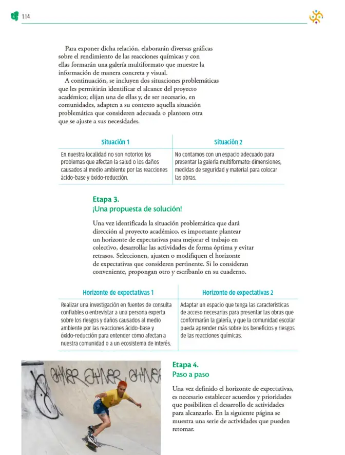 Página 115 de Colección Nanahuatzin. Nuestro libro de Proyectos. Tomo III. Libro de Educación Telesecundaria Grado 3° Ciclo Escolar 2025 - 2026