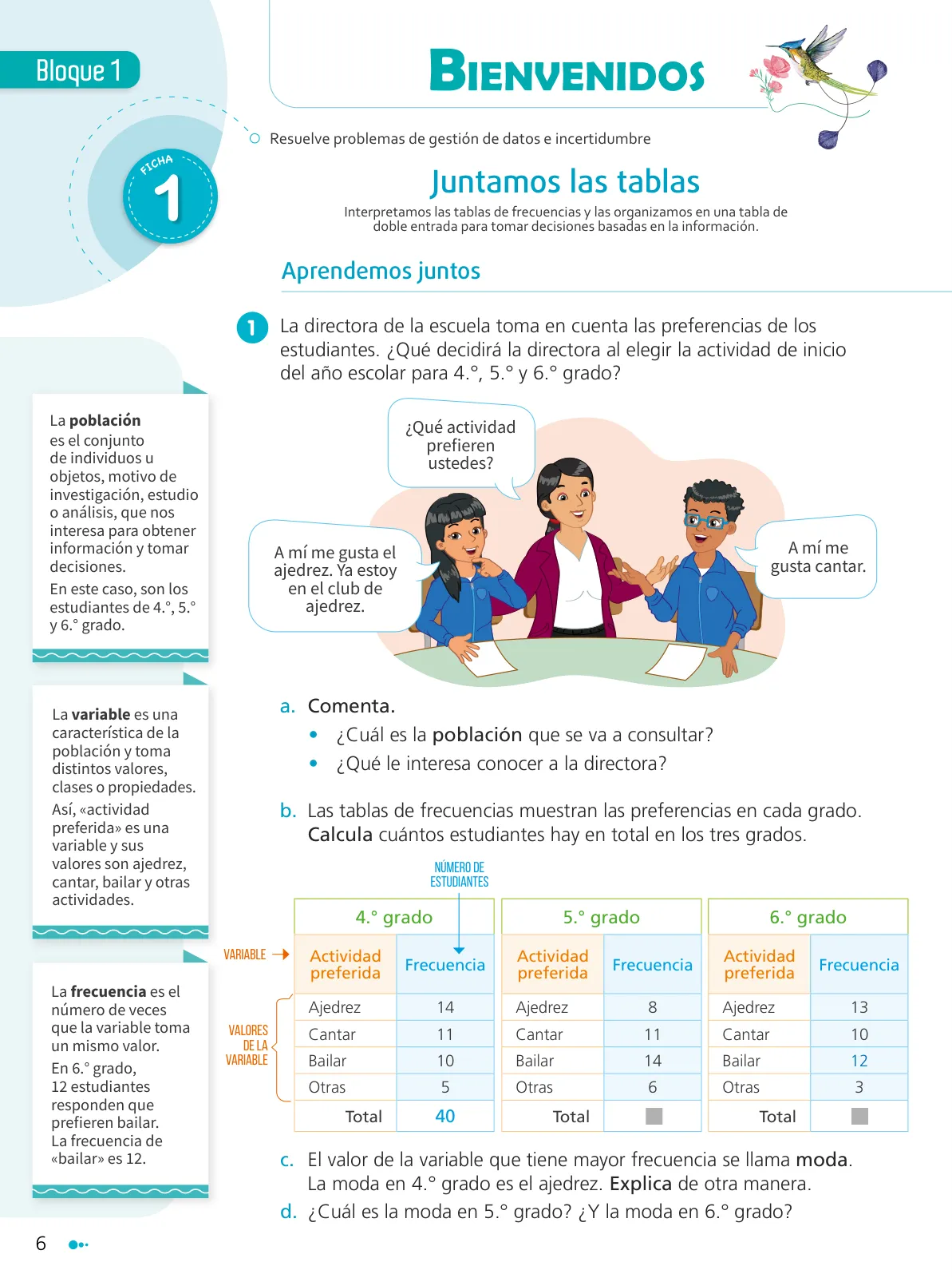 Miniatura página 8 de Texto de Matemática 6. Sexto grado de Primaria · 2024