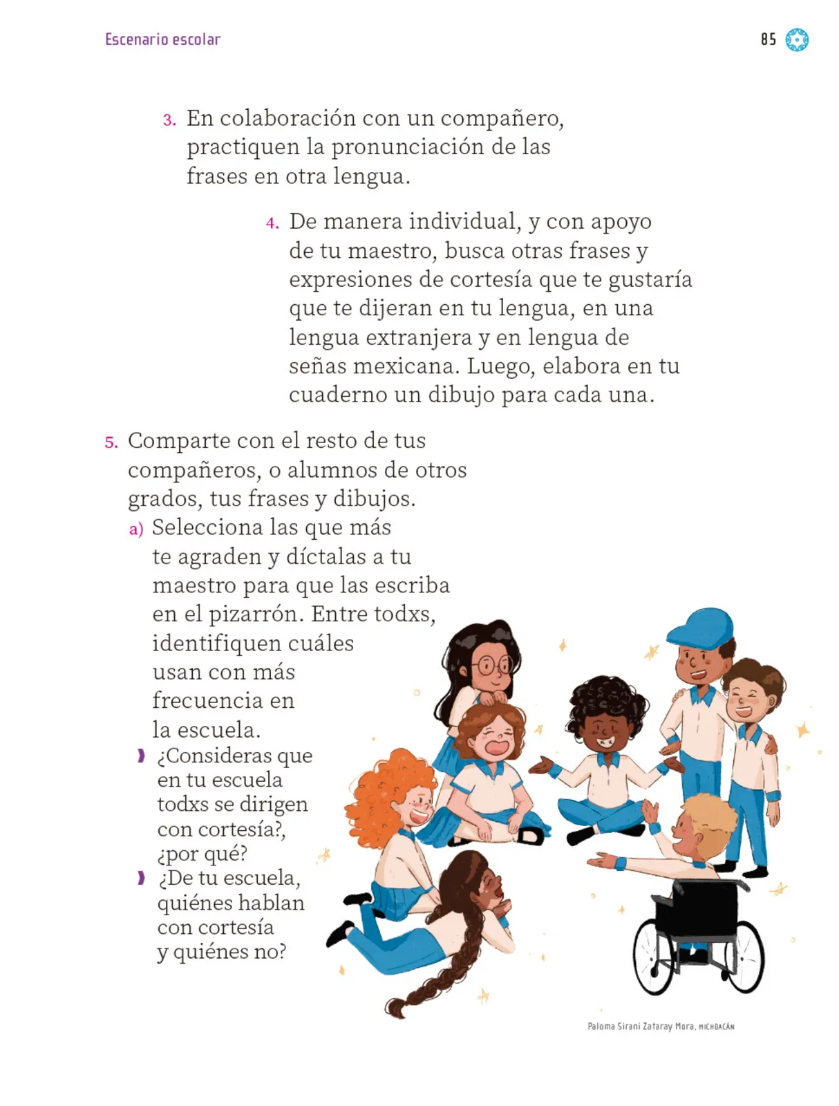 Miniatura página 86 de Proyectos Escolares.   Libro de Educación Primaria Grado 1°  Ciclo Escolar 2025 - 2026