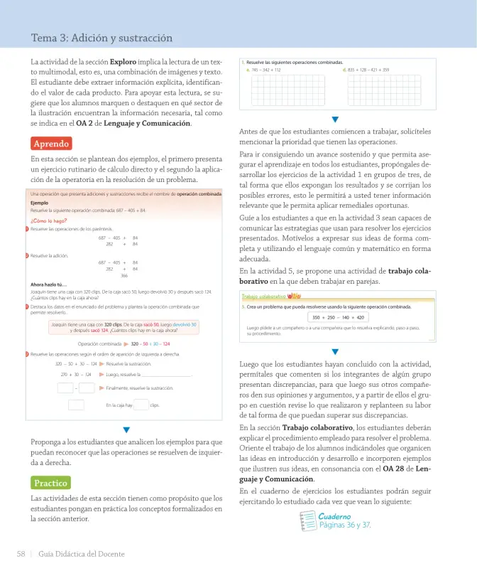 Página 60 de Matemática – Tercero Básico | Texto del Estudiante MINEDUC – Descargar PDF · 2024