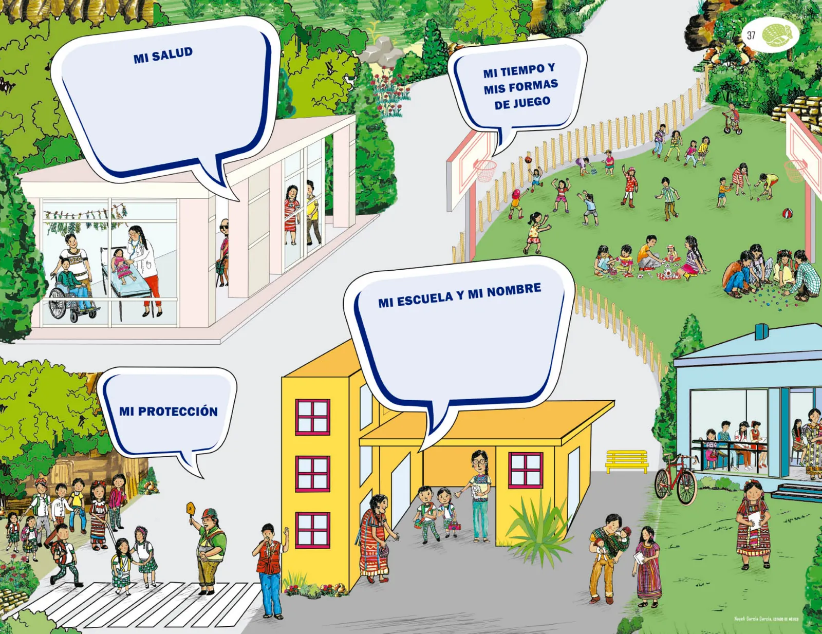 Miniatura página 38 de Explorar e imaginar con mi libro de Preescolar.   Libro de Educación Preescolar Grado 1°  Ciclo Escolar 2025 - 2026