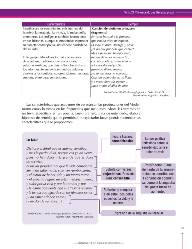 Página 185 de Lenguaje 9° · Secundaria Activa