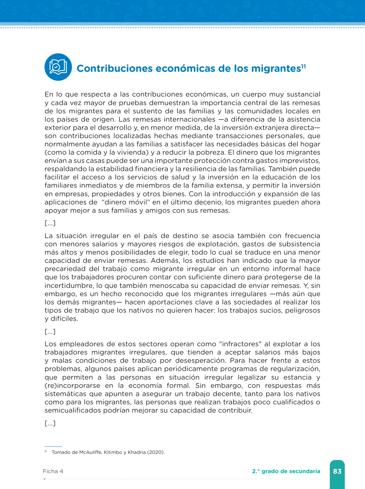 Miniatura página 85 de Fichas de aprendizaje de Comunicación 2 · 2024
