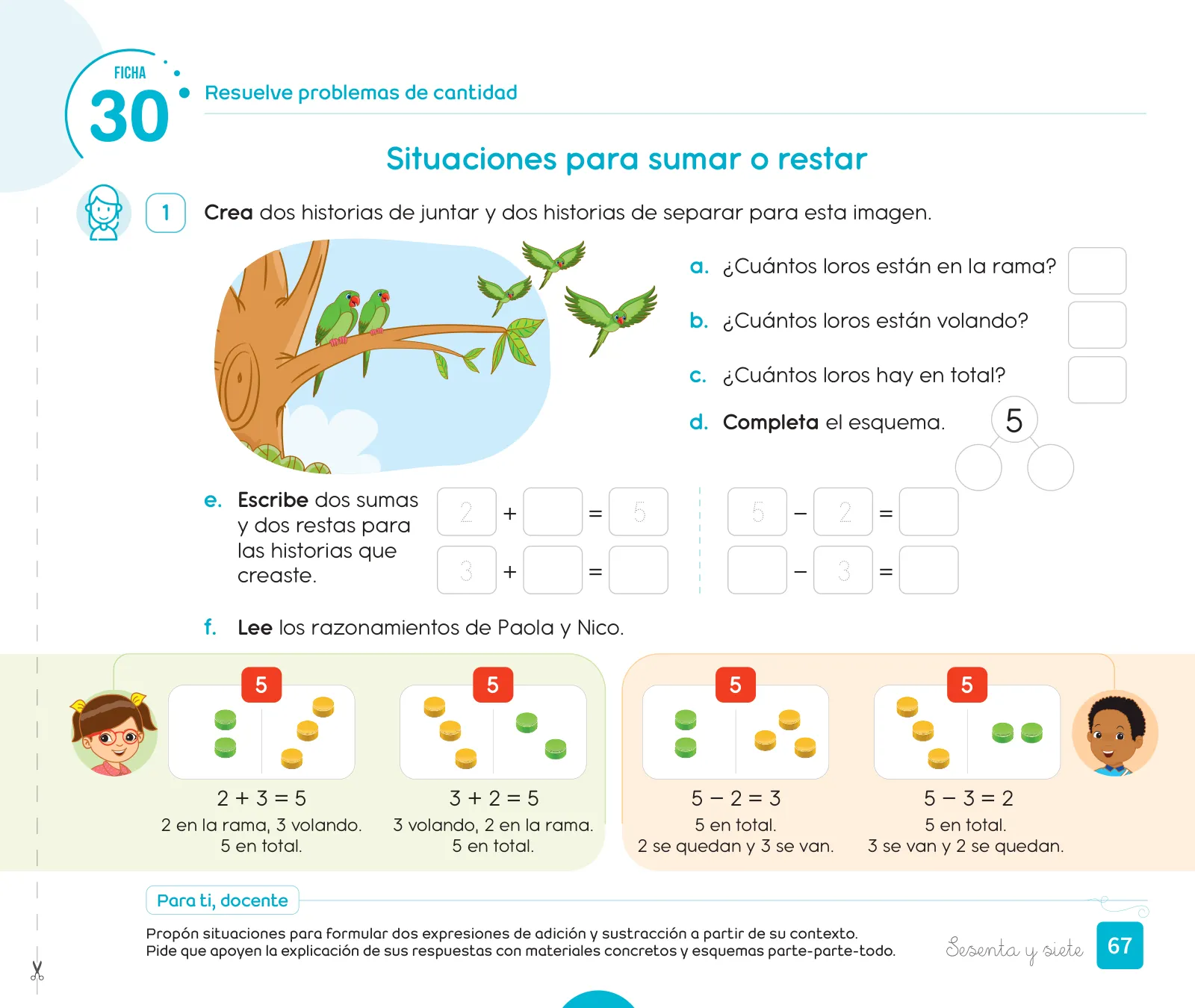 Página 69 de Cuadernillo de Matemática 1. Primer grado de Primaria · 2024