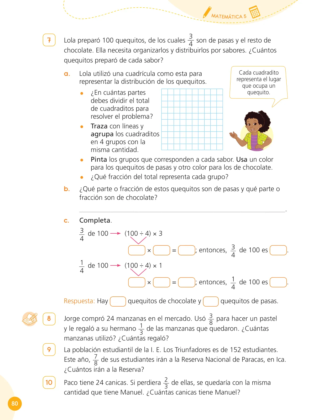 Miniatura página 82 de Cuadernillo de Matemática 5, quinto grado de Primaria ﻿ · 2023