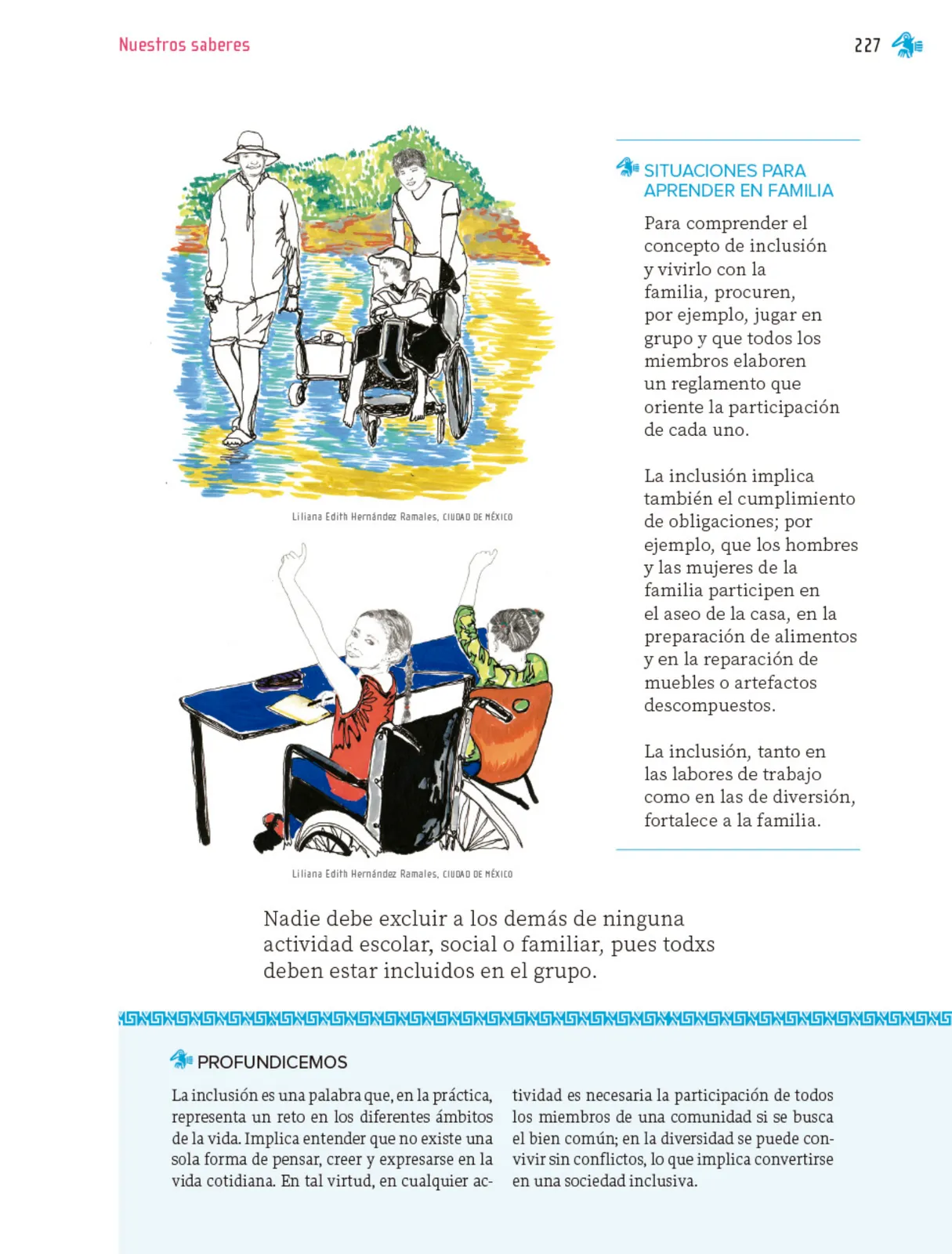 Miniatura página 228 de Nuestros saberes: Libro para alumnos, maestros y familia.   Libro de Educación Primaria Grado 1°  Ciclo Escolar 2025 - 2026