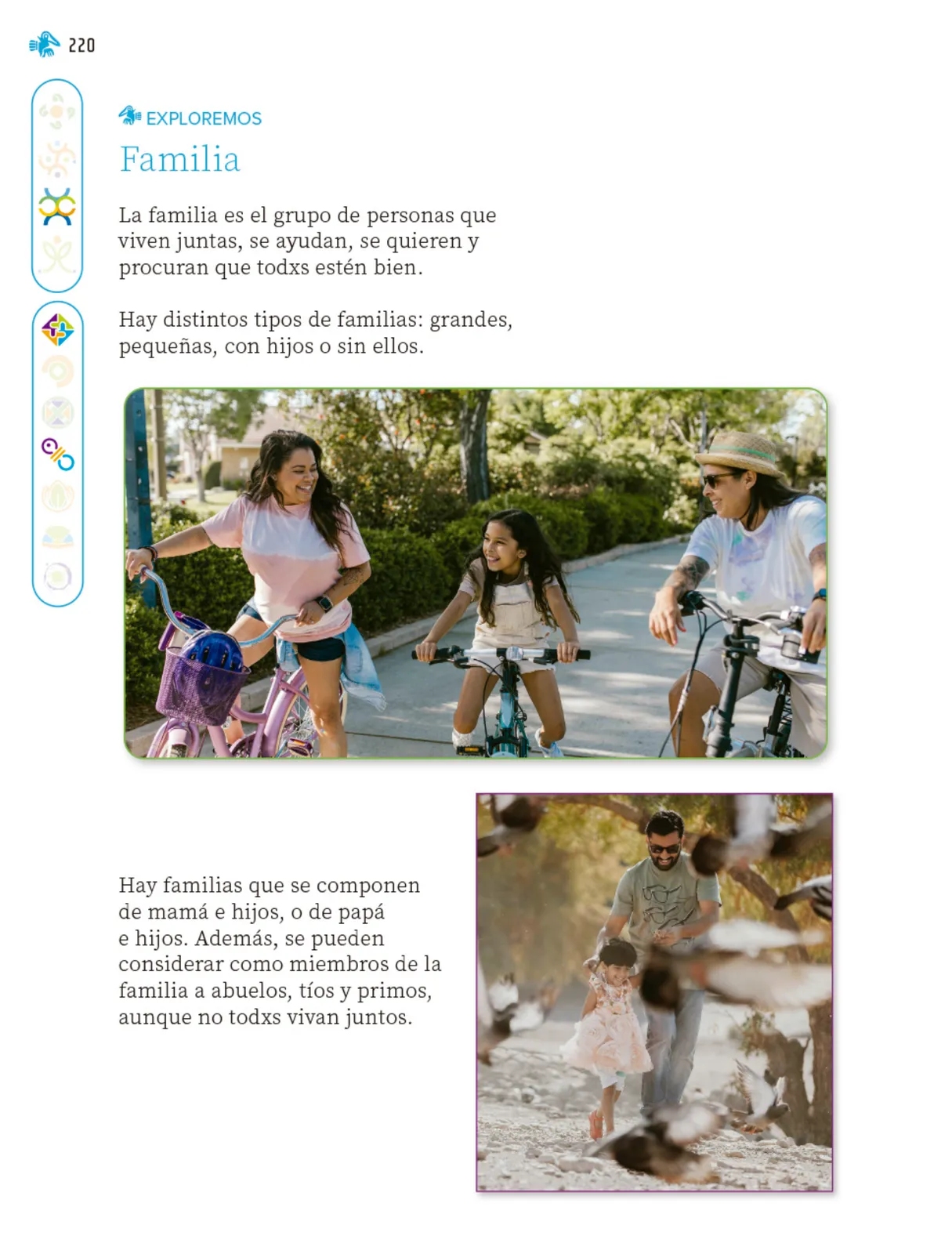 Miniatura página 221 de Nuestros saberes: Libro para alumnos, maestros y familia.   Libro de Educación Primaria Grado 1°  Ciclo Escolar 2025 - 2026
