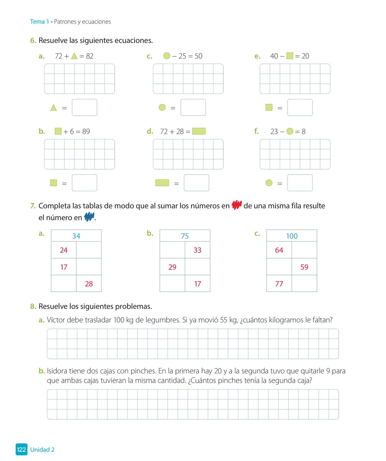 Miniatura página 124 de Matemática – Tercero Básico | Texto del Estudiante MINEDUC – Descargar PDF · 2024