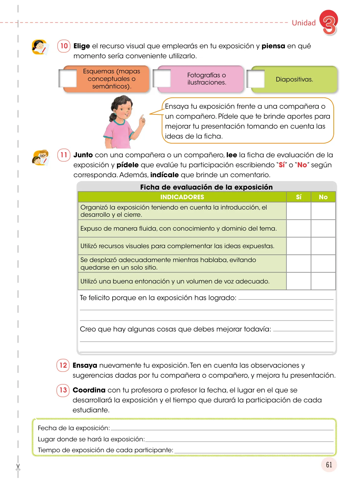 Miniatura página 62 de Comunicación 6 : cuaderno de trabajo para sexto grado de Educación Primaria 2019 · 2019