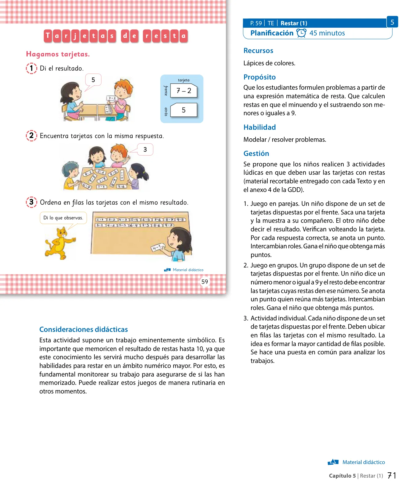 Miniatura página 73 de Sumo Primero – Primero Básico | Texto del Estudiante (MINEDUC) – Descargar PDF · 2024
