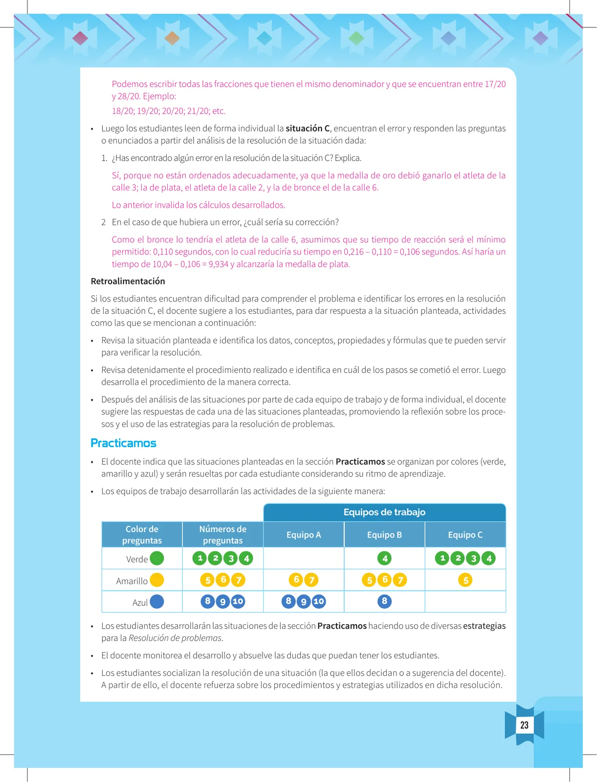Miniatura página 25 de Resolvamos problemas 4 : manual para el docente 2018 · 2018