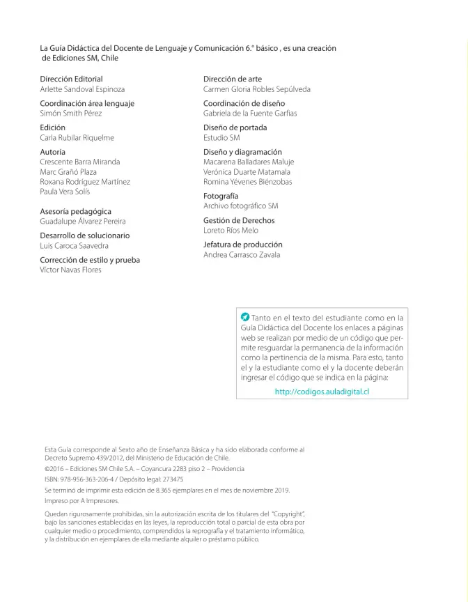 Página 3 de Lenguaje y Comunicación – Sexto Básico | Texto del Estudiante MINEDUC – Descargar PDF · 2024