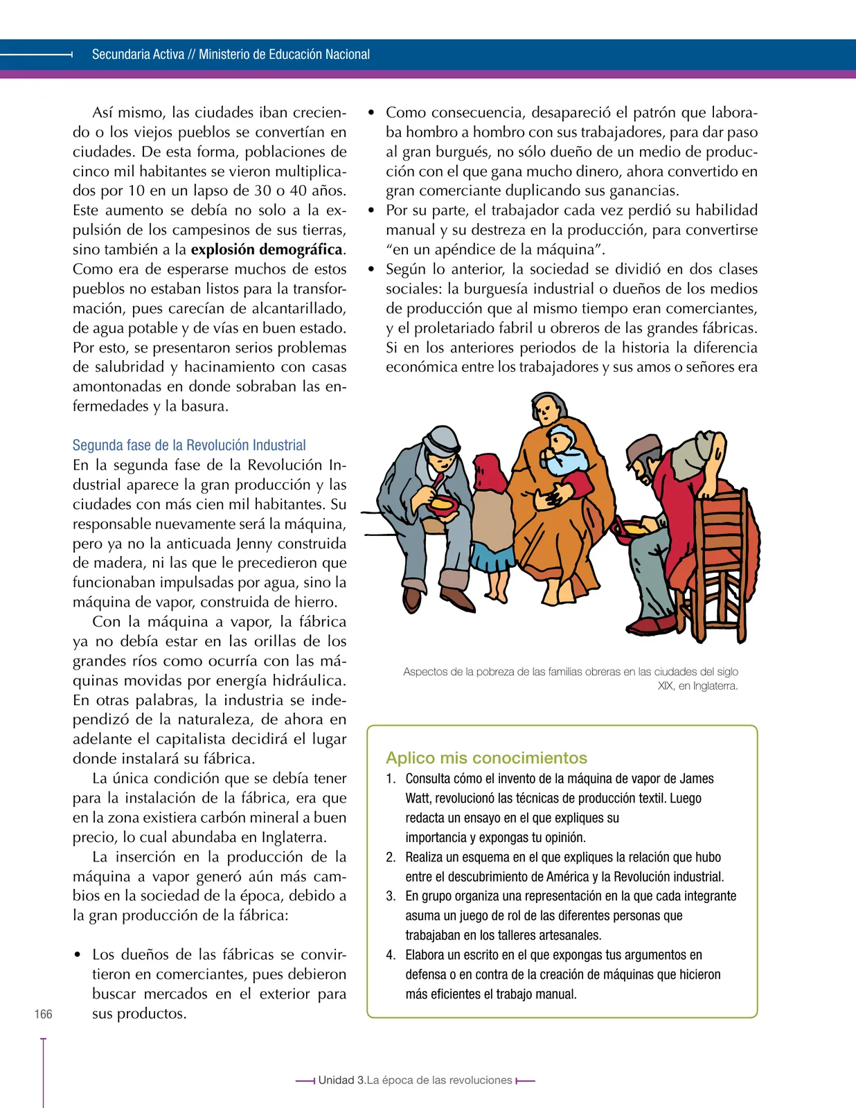 Página 166 de Ciencias Sociales 8° · Secundaria Activa