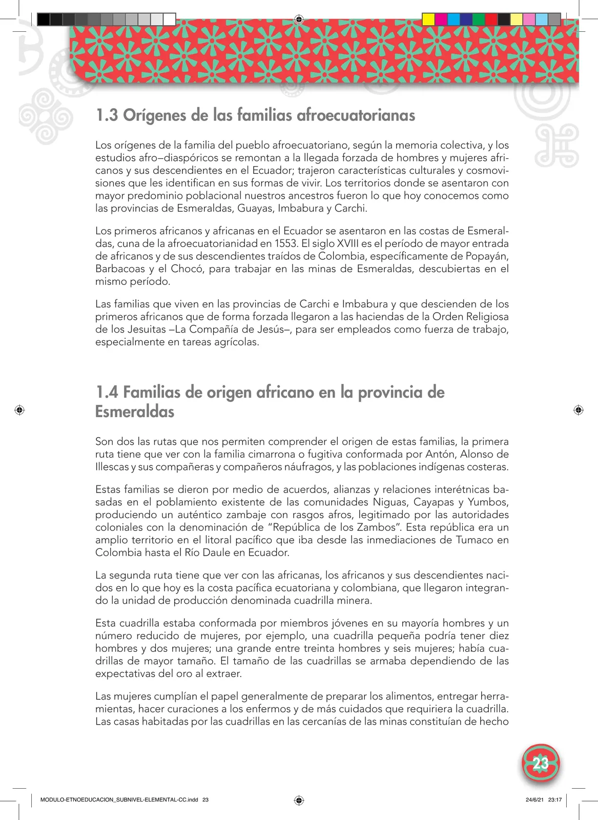 Miniatura página 23 de Etnoeducacion · Egb Elemental Etnoeducacion 2024 · 2024
