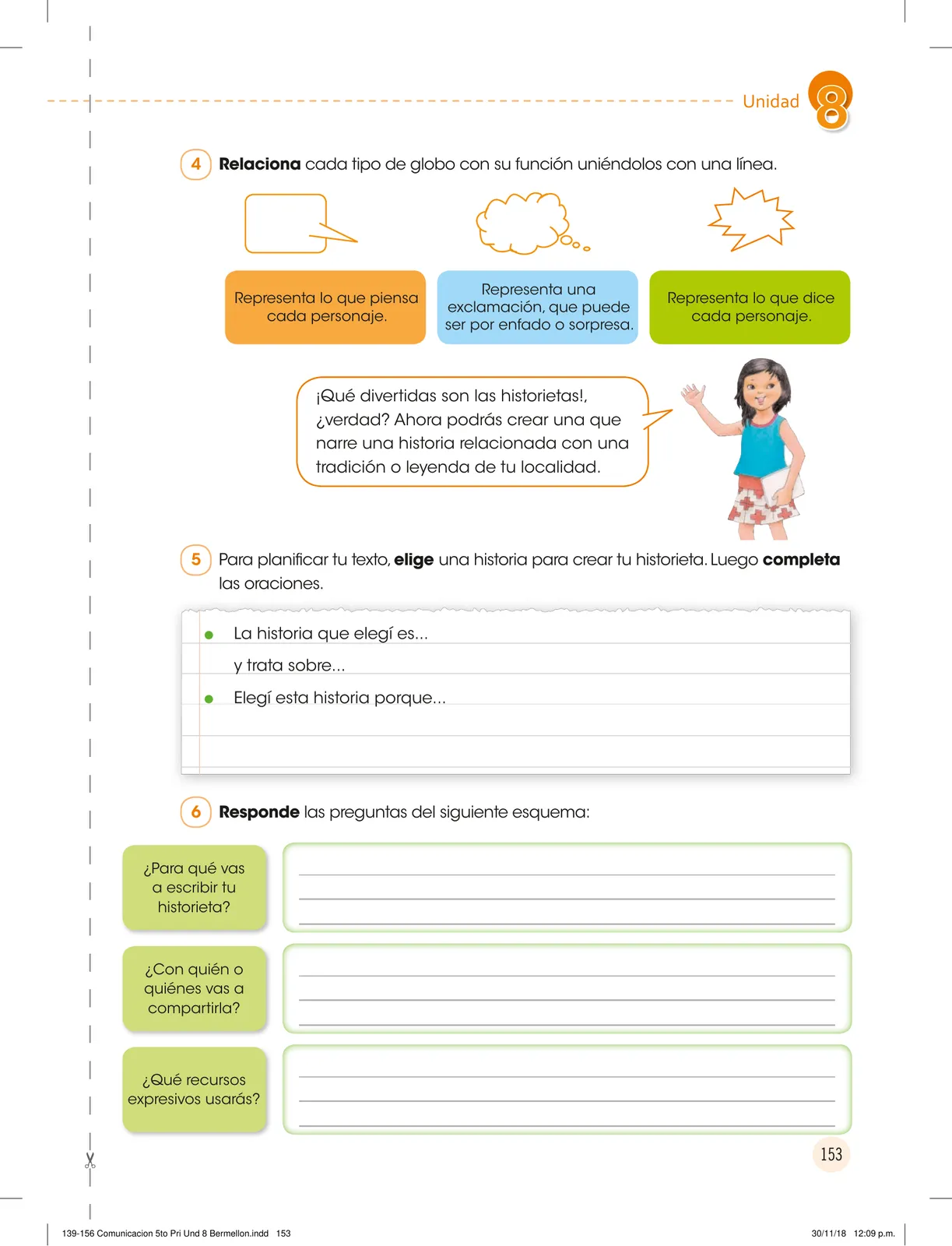 Página 155 de Comunicación : cuadernillo de trabajo 5 · 2018