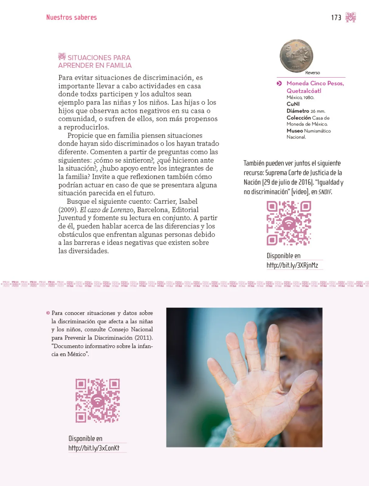 Página 174 de Nuestros saberes: Libro para alumnos, maestros y familia. Libro de Educación Primaria Grado 3° Ciclo Escolar 2025 - 2026