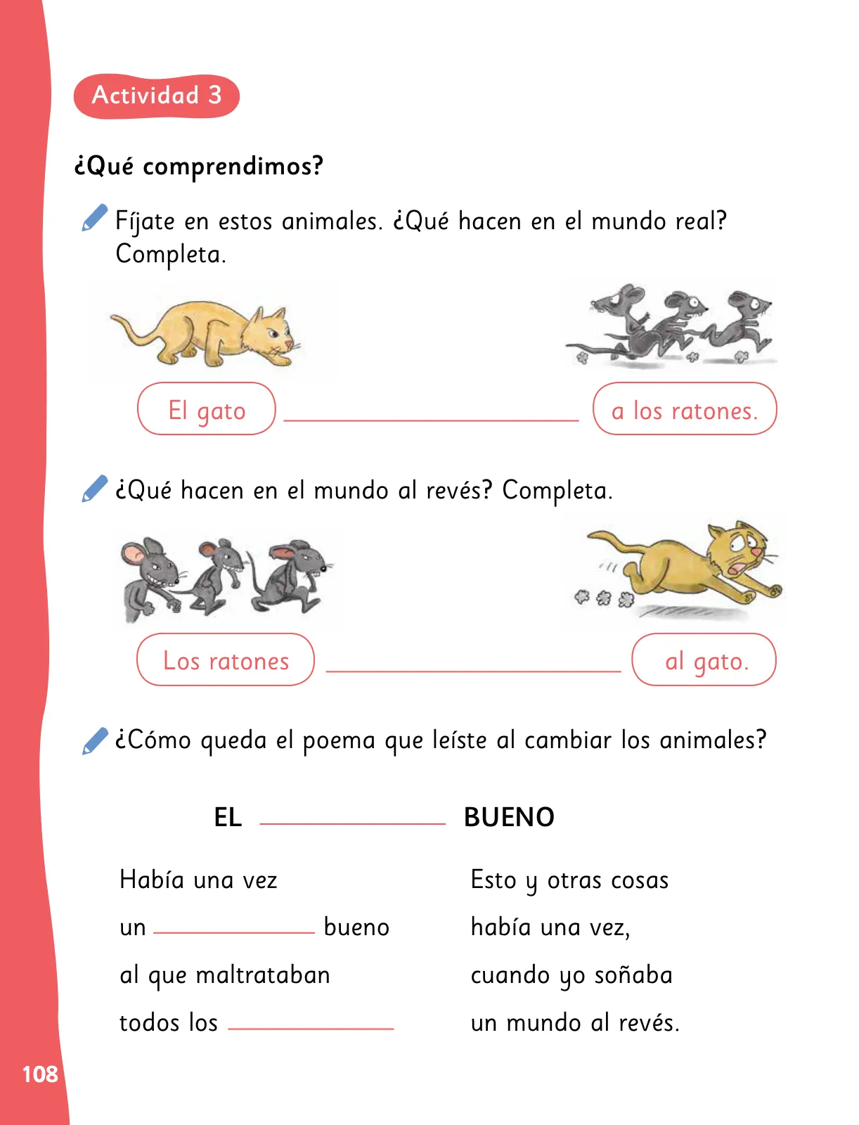 Página 111 de Lenguaje y Comunicación – Primero Básico | Texto del Estudiante MINEDUC – Descargar PDF · 2024