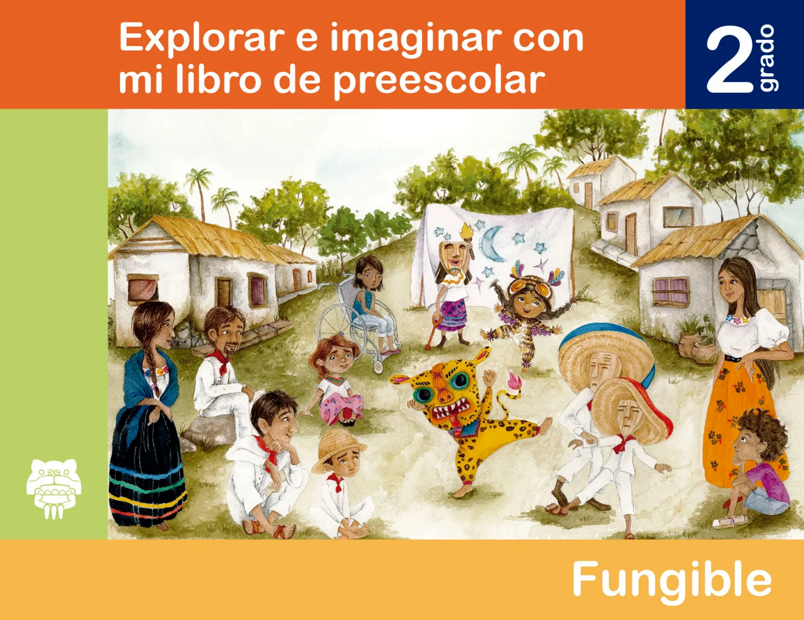 Miniatura página 1 de Explorar e imaginar con mi libro de Preescolar.   Libro de Educación Preescolar Grado 2°  Ciclo Escolar 2025 - 2026