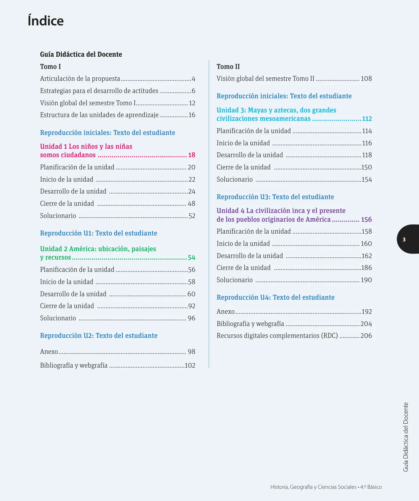 Página 4 de Ciencias Naturales – Cuarto Básico | Texto del Estudiante MINEDUC – Descargar PDF · 2024