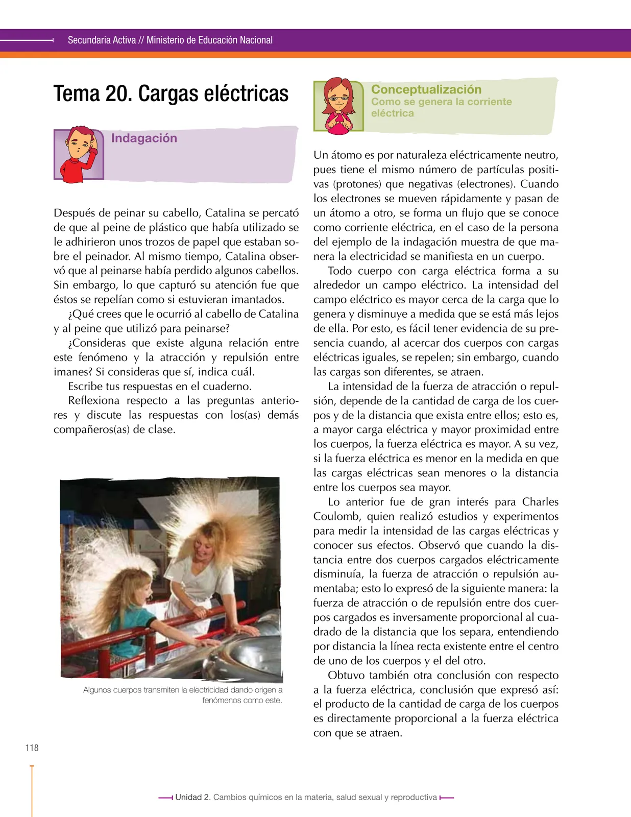 Miniatura página 118 de Ciencias Naturales 8° · Secundaria Activa