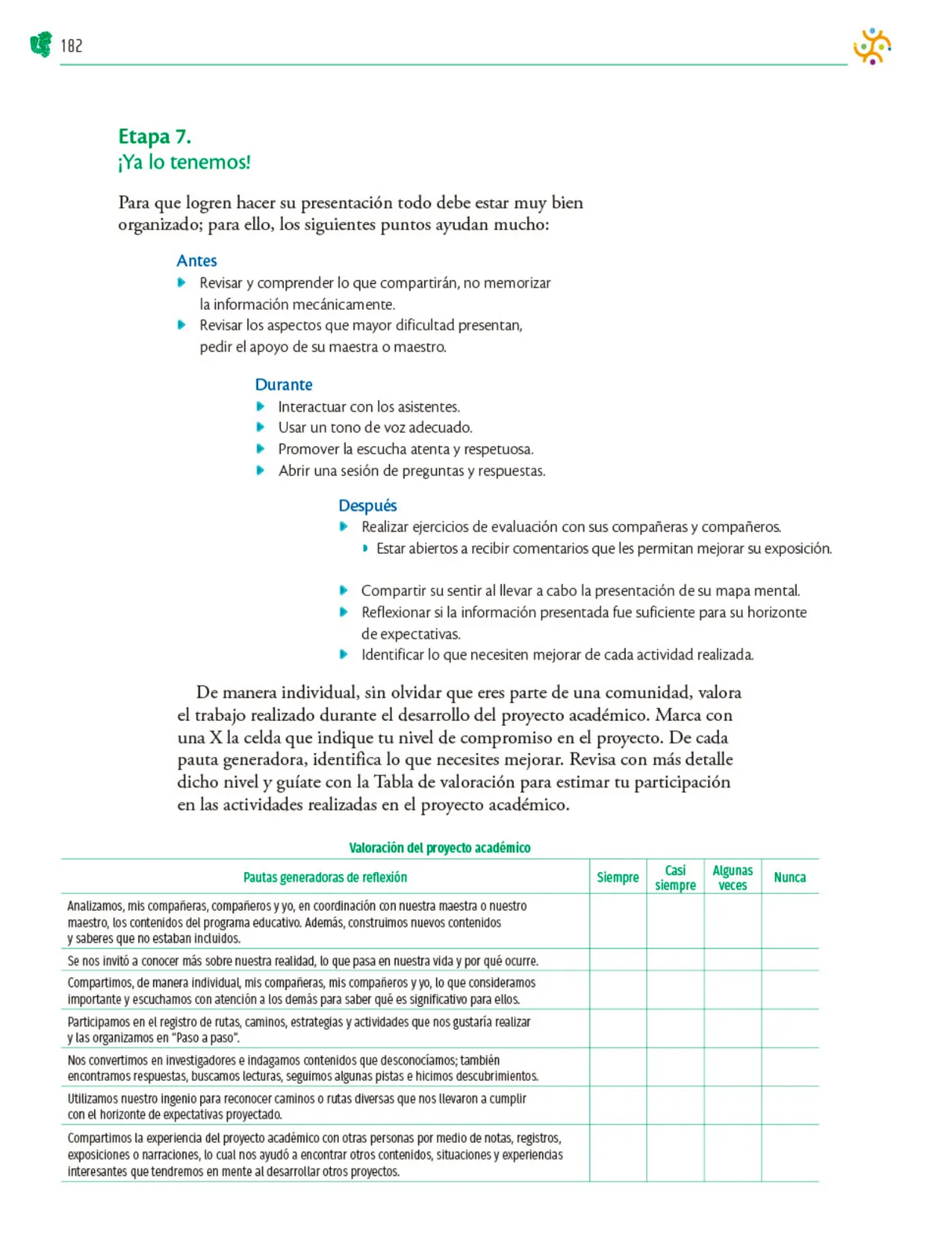 Página 183 de Colección Nanahuatzin. Nuestro libro de Proyectos. Tomo I. Libro de Educación Telesecundaria Grado 3° Ciclo Escolar 2025 - 2026