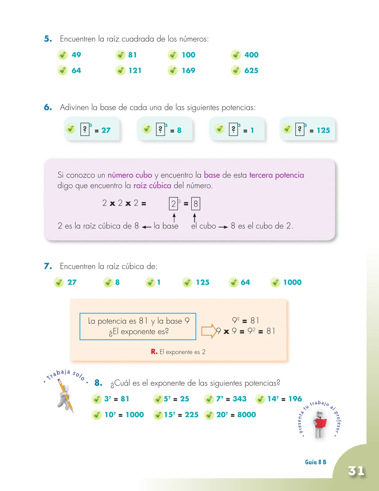 Miniatura página 31 de Matematica 5° · Cartilla 02