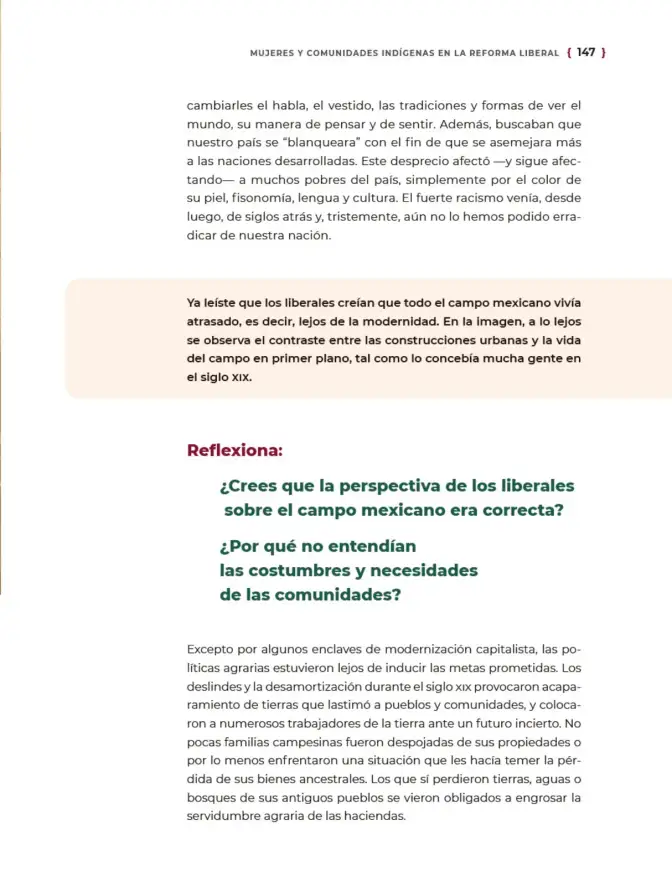 Página 148 de Historia del pueblo mexicano. Multigrado Libro de Educación Telesecundaria Grado 1° Ciclo Escolar 2025 - 2026