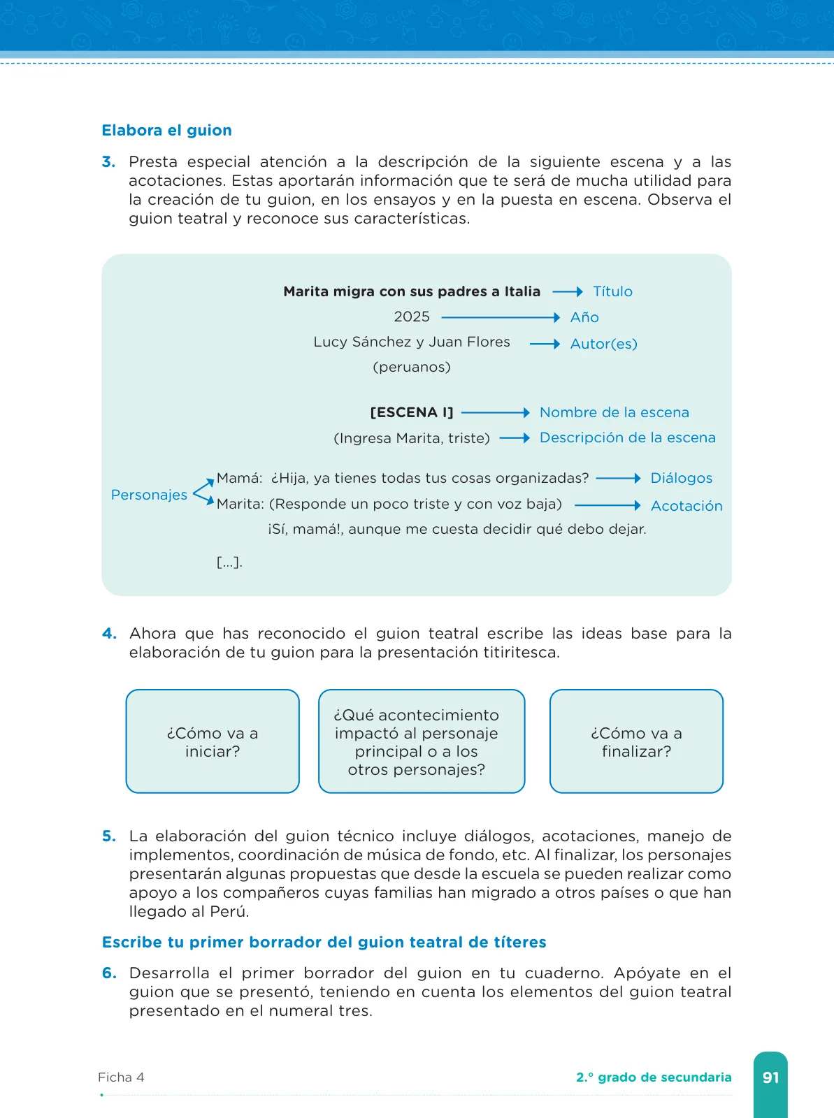 Página 93 de Fichas de aprendizaje de Comunicación 2 · 2024