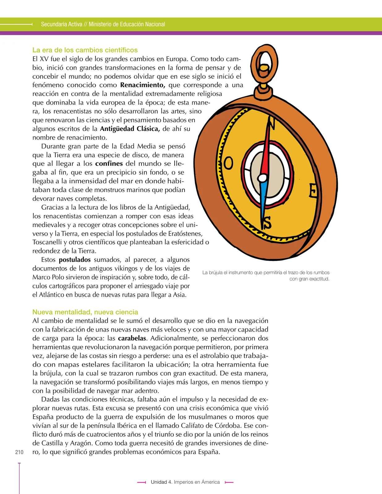 Página 210 de Ciencias Sociales 7° · Secundaria Activa