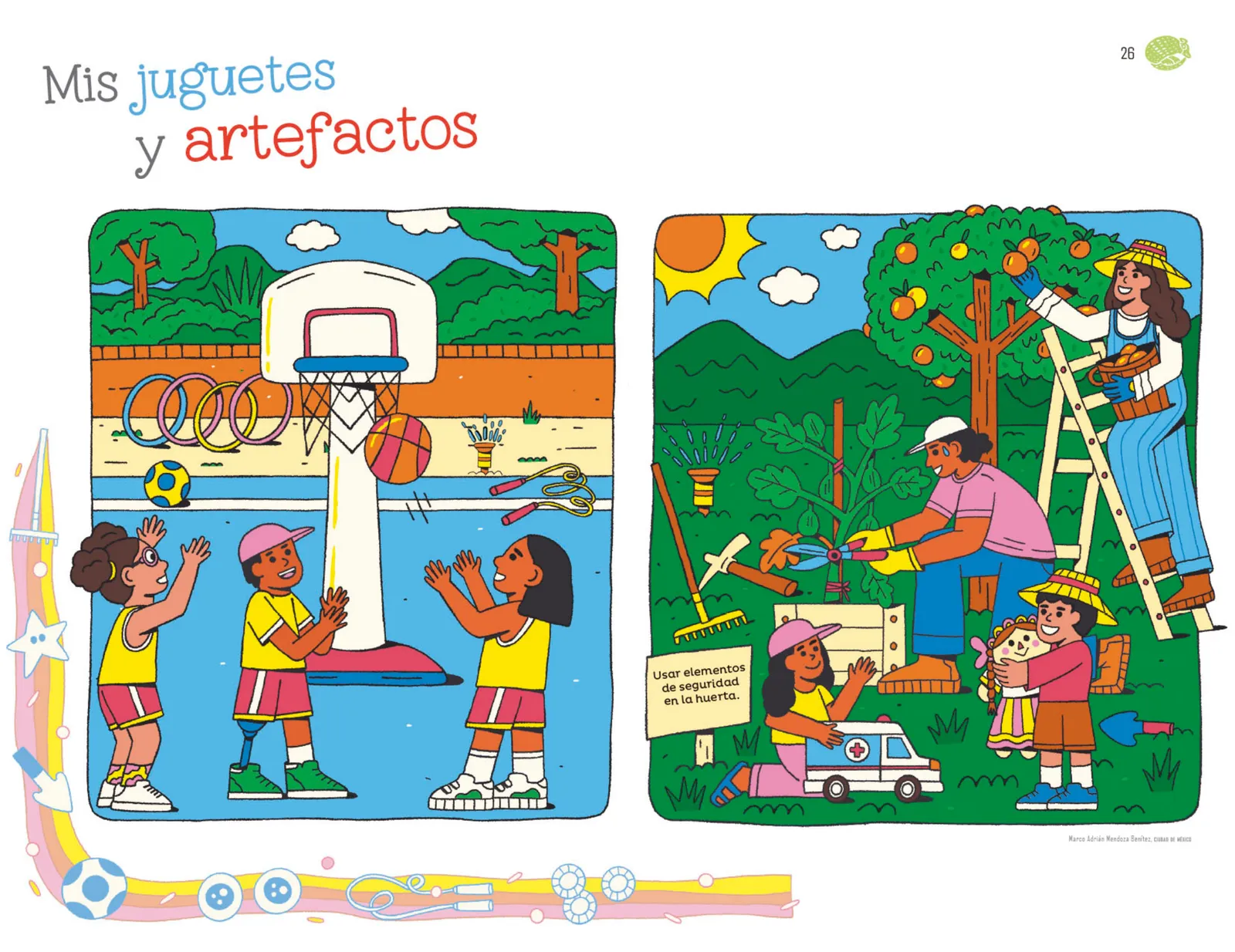 Página 27 de Explorar e imaginar con mi libro de Preescolar. Libro de Educación Preescolar Grado 1° Ciclo Escolar 2025 - 2026